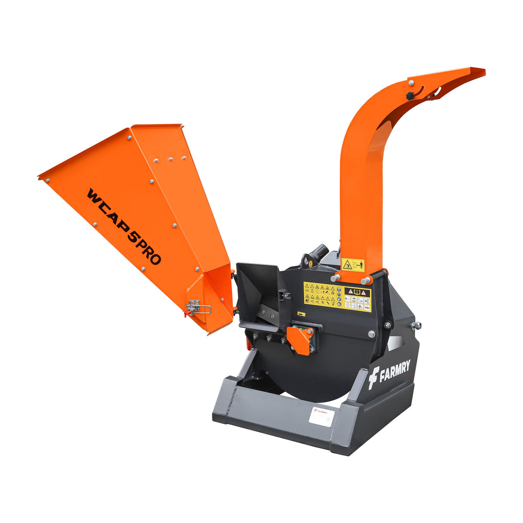 5” PTO Wood Chipper + 24” Hydraulic Stump Grinder PRO Combo for 25–60 HP Tractors (WCAP5 PRO + HSG24PRO)