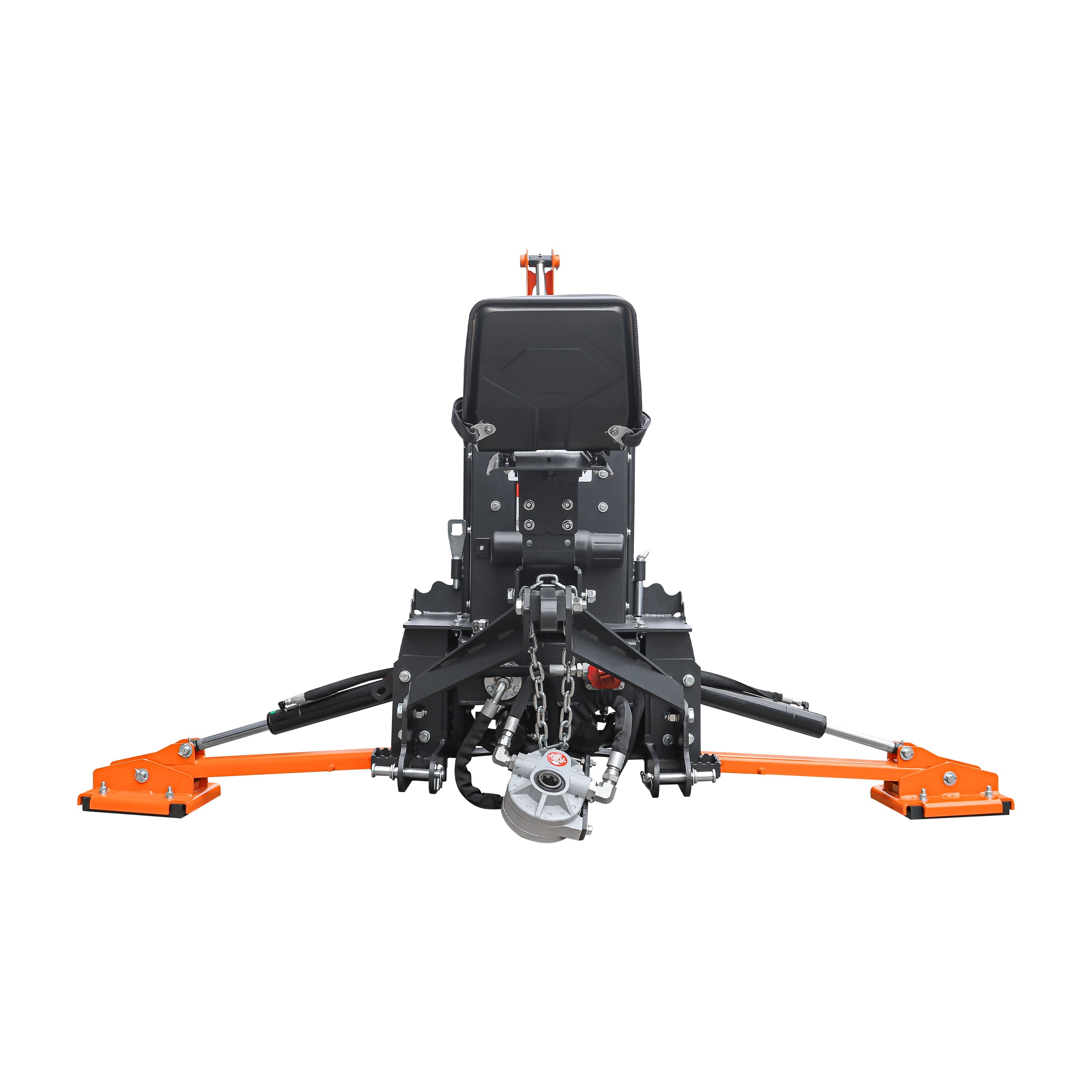BH600PRO Series 6 FT Backhoe With CurvedBoom For 18-35HP CAT I Tractor, Taiwan Six In OneHydraulic Control Valve & Self-Contained One-Piece GearPump&Hydraulic Reservoir & 12"Compact Bucket Included