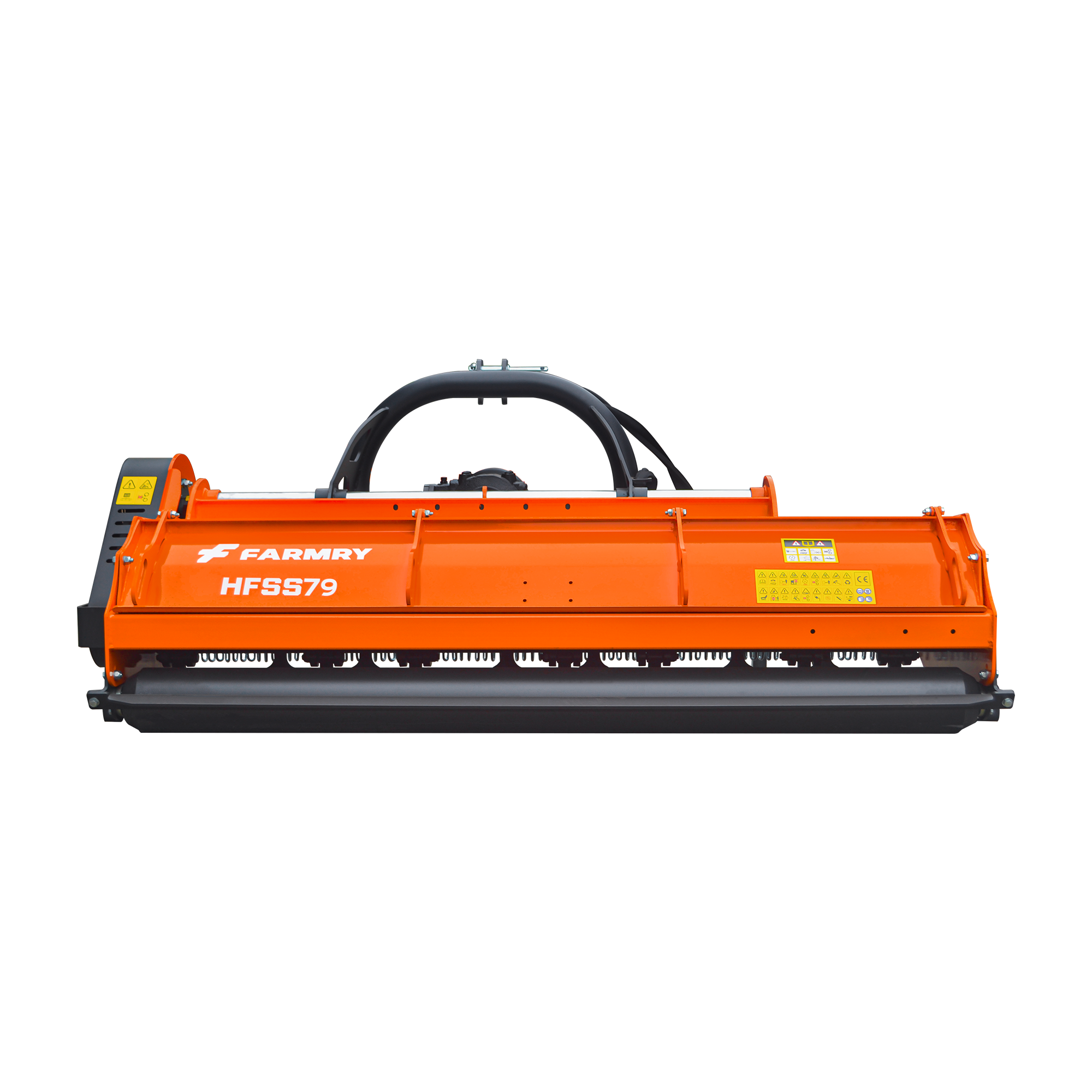 3 Point 79" Flail Mower, PTO Hydraulic Side Shift, 30-85HP Mowing Attachment for Category 1 and 2 Tractors, HFSS79