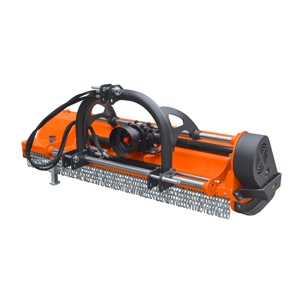 3 Point 79" Flail Mower, PTO Hydraulic Side Shift, 30-85HP Mowing Attachment for Category 1 and 2 Tractors, HFSS79