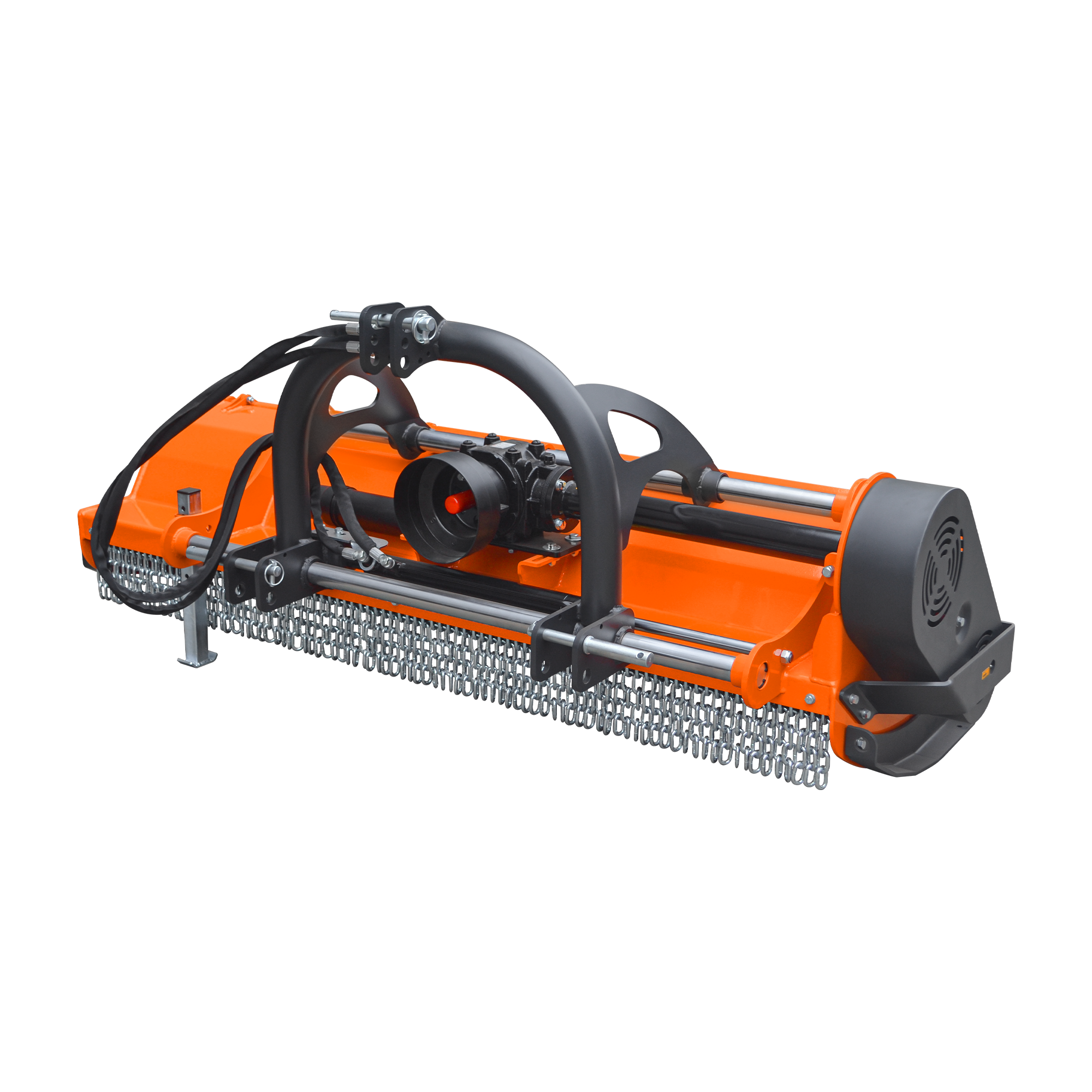 3 Point 79" Flail Mower, PTO Hydraulic Side Shift, 30-85HP Mowing Attachment for Category 1 and 2 Tractors, HFSS79