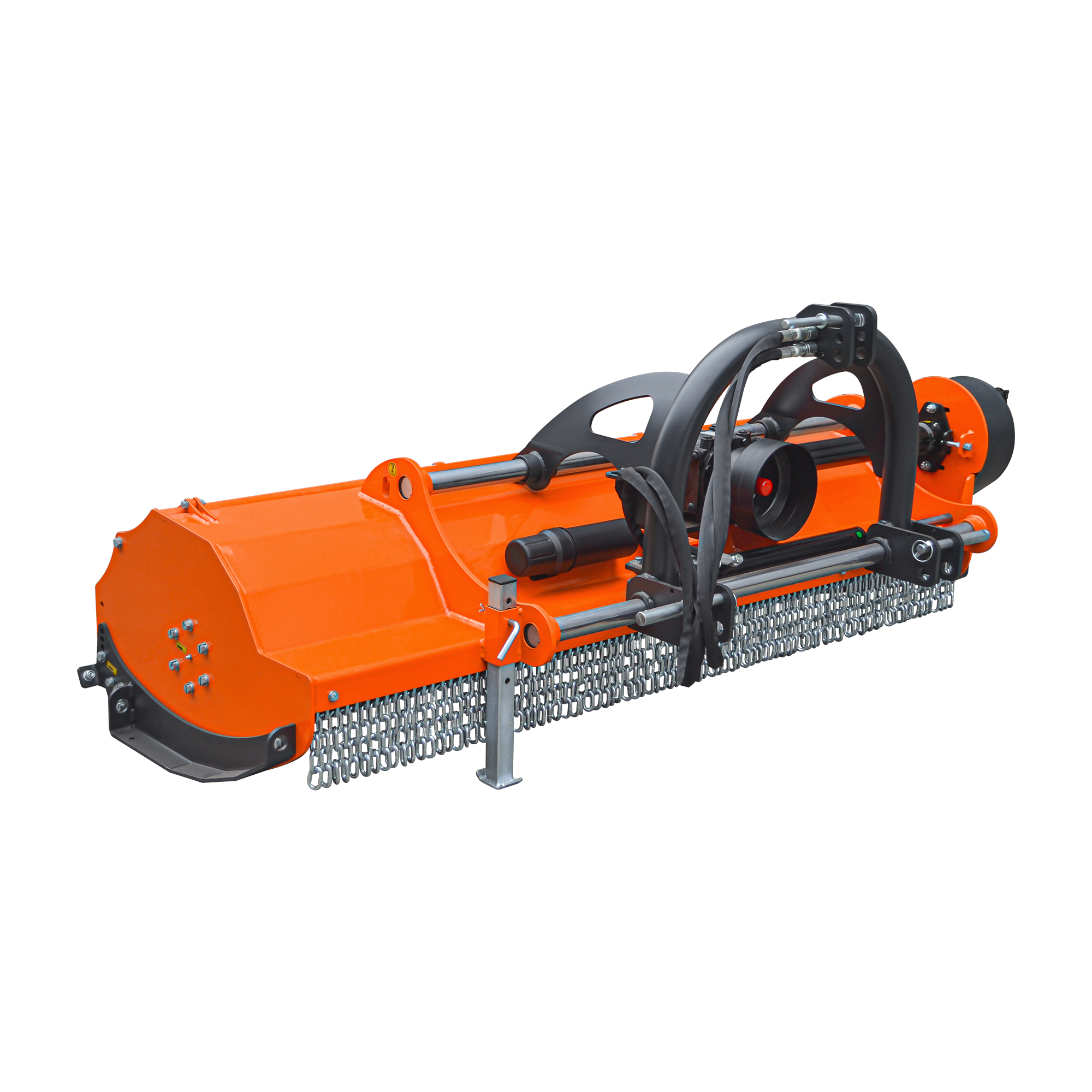 3 Point 79" Flail Mower, PTO Hydraulic Side Shift, 30-85HP Mowing Attachment for Category 1 and 2 Tractors, HFSS79