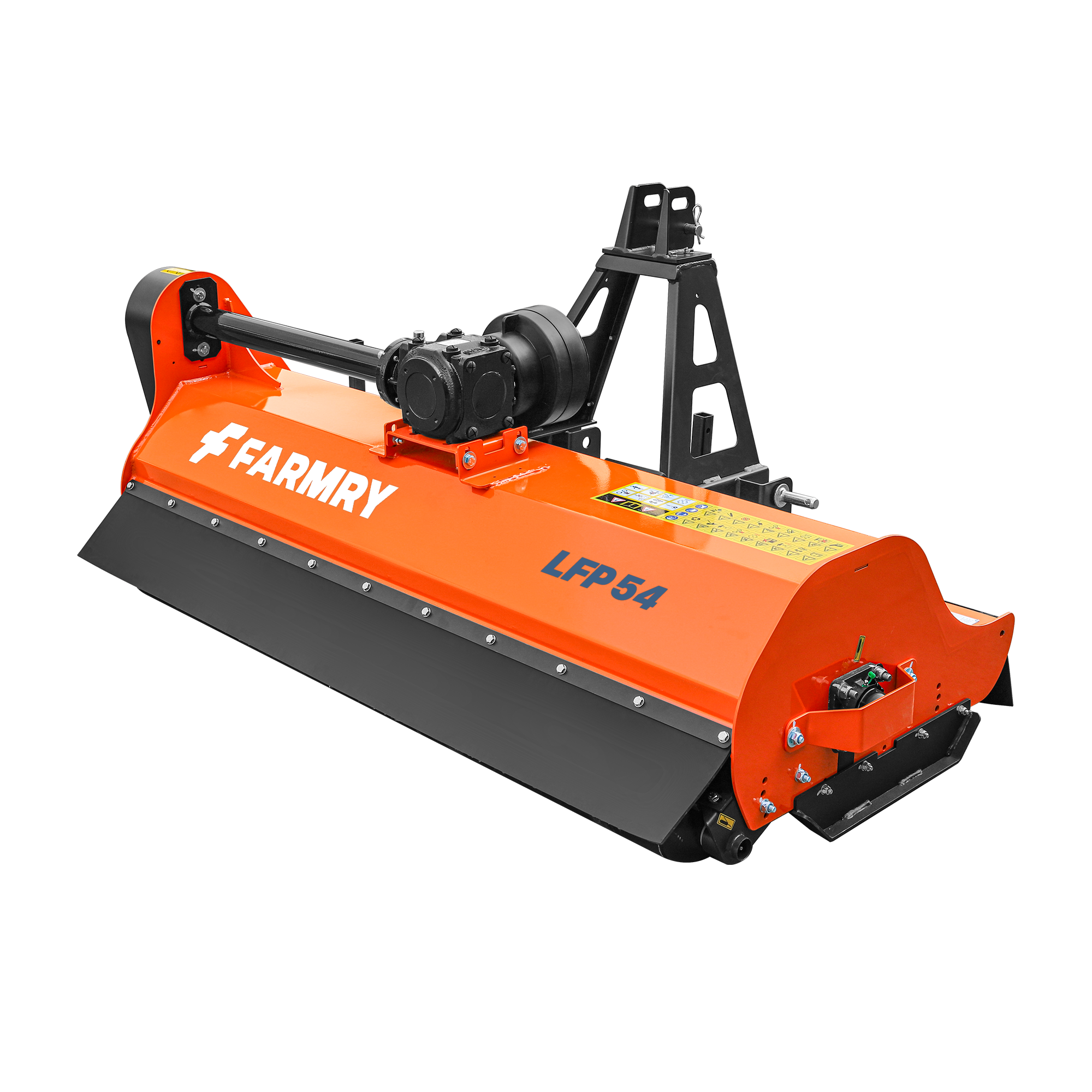 3 Point 54" Flail Mower, PTO Powered 25-45HP Mowing Attachment for Category 1 Tractors, LFP54 Pro Series