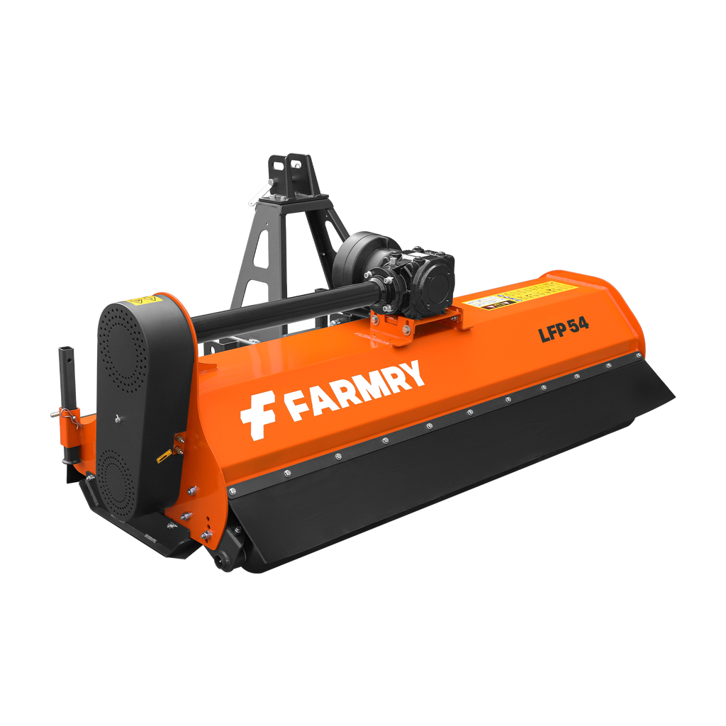 3 Point 54" Flail Mower, PTO Powered 25-45HP Mowing Attachment for Category 1 Tractors, LFP54 Pro Series
