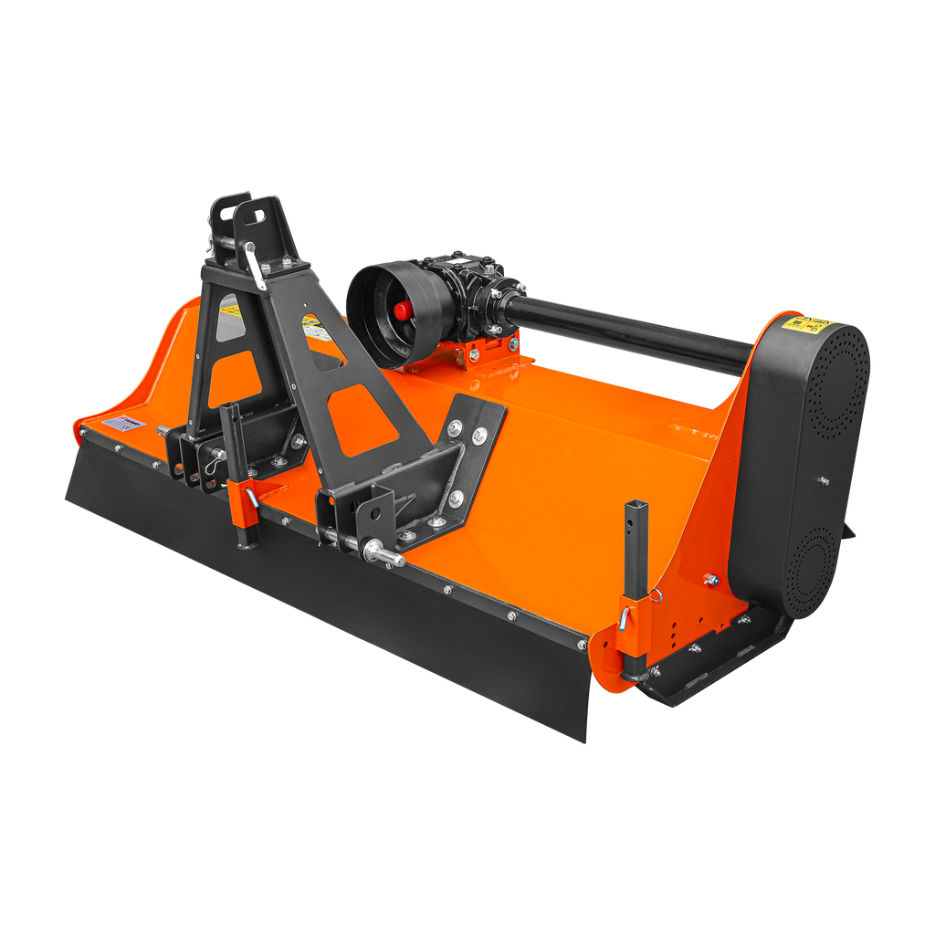 3 Point 63" Flail Mower, PTO Powered 25-45HP Mowing Attachment for Category 1 Tractors, LFP63 Pro Series
