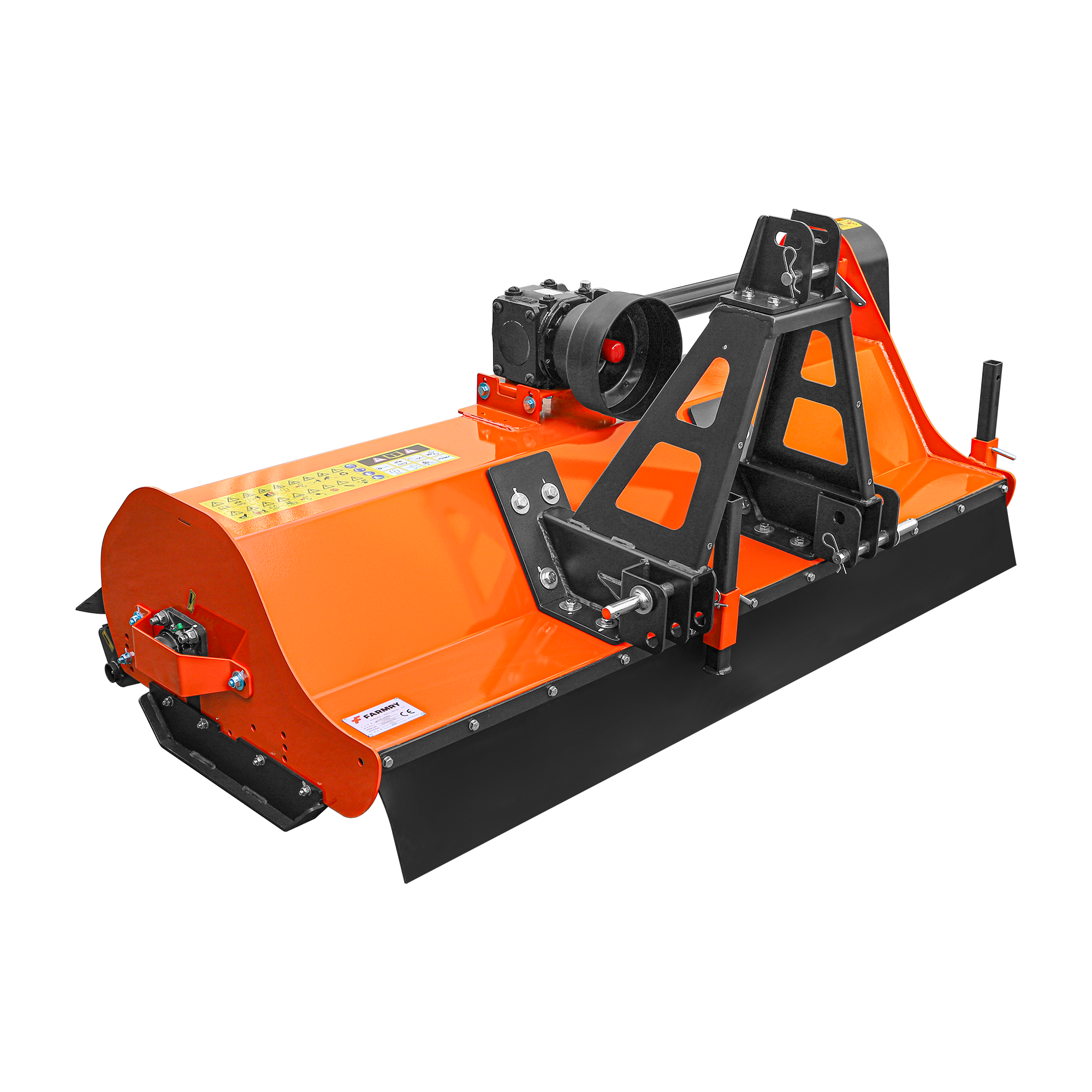 3 Point 63" Flail Mower, PTO Powered 25-45HP Mowing Attachment for Category 1 Tractors, LFP63 Pro Series