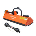 3 Point 50" Flail Mower, PTO Powered 20-45HP Mowing Attachment for Category 1 and 2 Tractors, MFS50