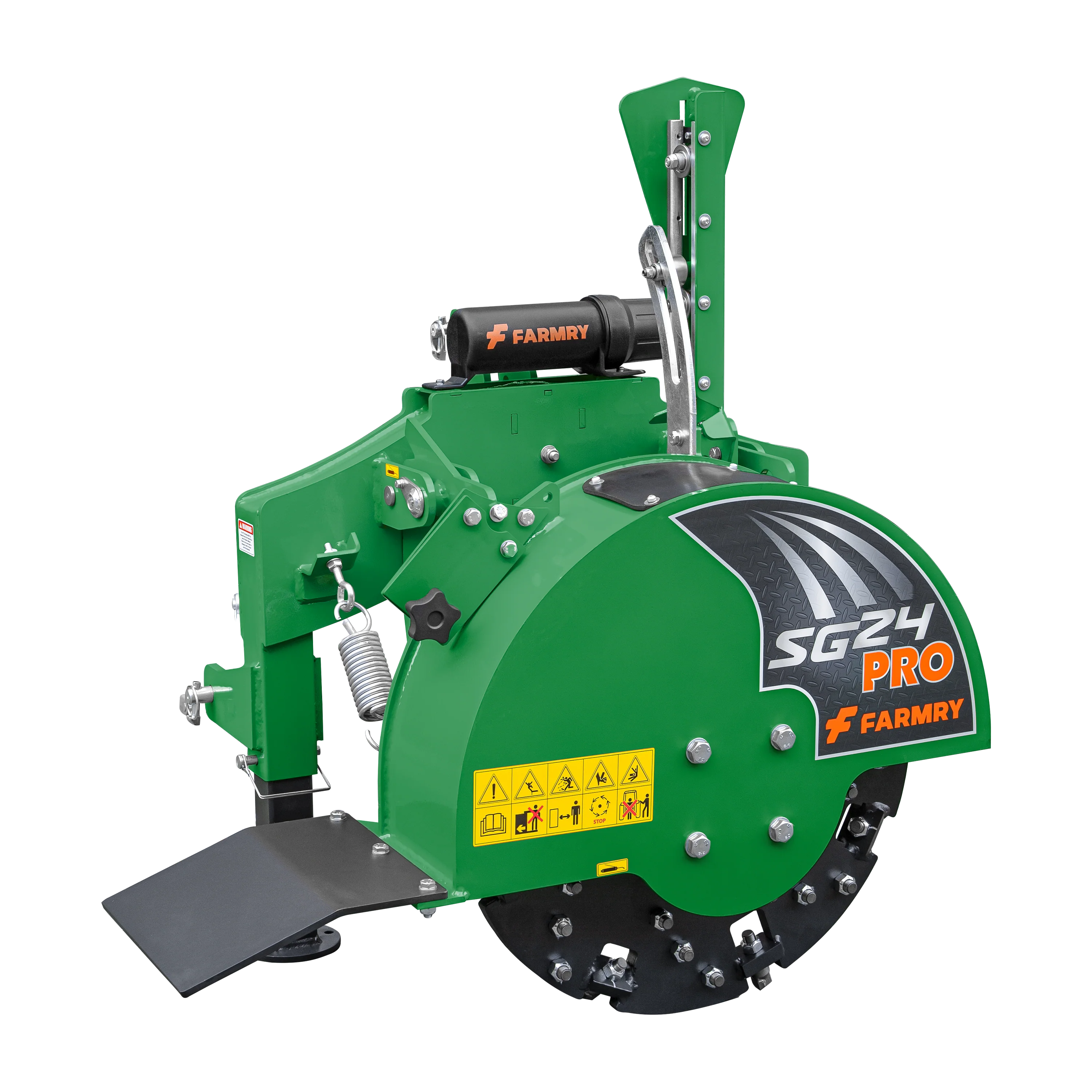 5" PTO Wood Chipper + PRO Stump Grinder Bundle for 15–45 HP Tractors | WCAP5 + SG24Pro Green Combo