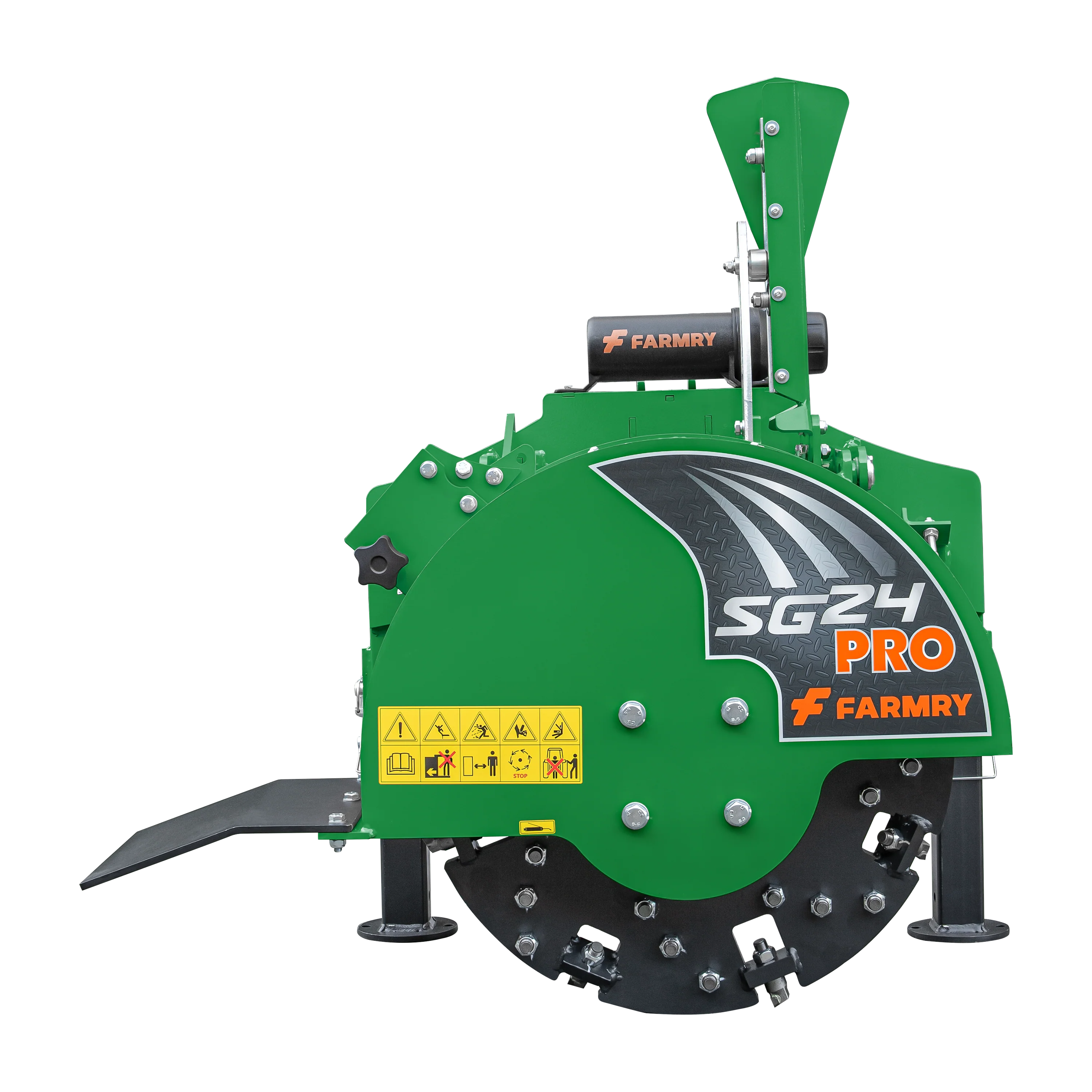 5" PTO Wood Chipper + PRO Stump Grinder Bundle for 15–45 HP Tractors | WCAP5 + SG24Pro Green Combo