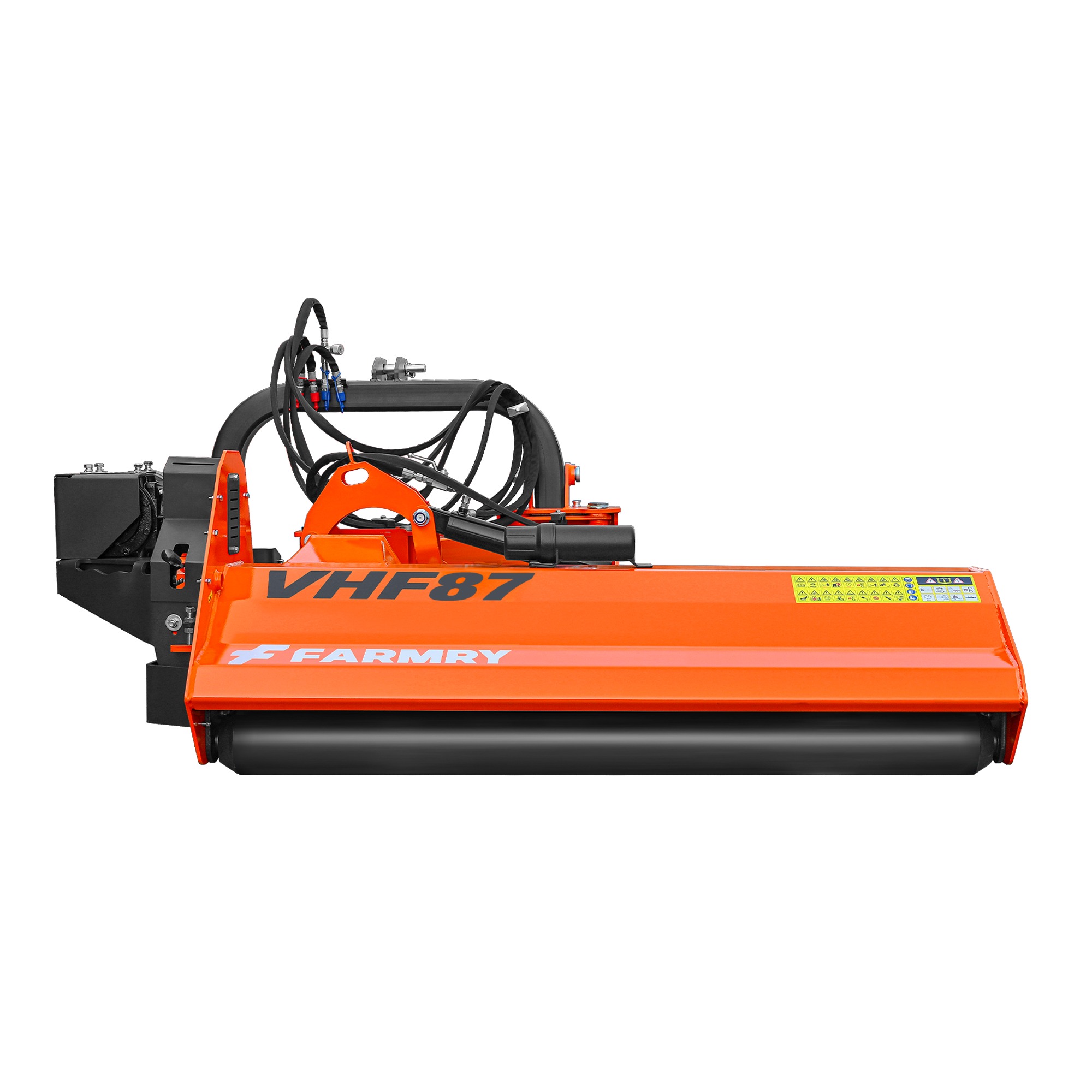 Farmry 87" Heavy Duty Hydraulic Verge 3Point Offset Flail Ditch Bank Mower, 60-100 HP, rear attached VHF87