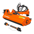 Farmry 87" Heavy Duty Hydraulic Verge 3Point Offset Flail Ditch Bank Mower, 60-100 HP, rear attached VHF87