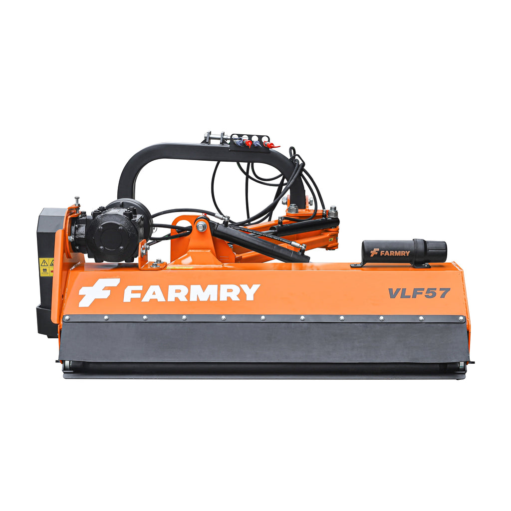 3 Point 57" Offset Flail Ditch Bank Mower for Category 1 Tractors, 25-45HP, VLF57