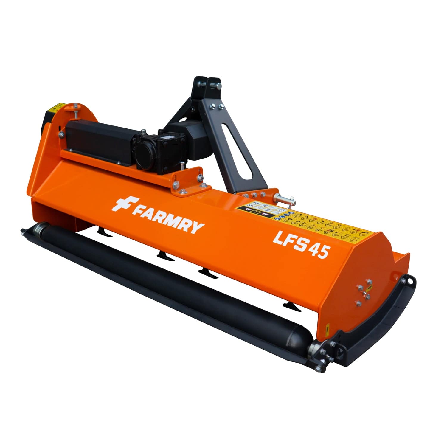 3 Point 45" Flail Mower, PTO Powered 15-35HP Mowing Attachment for Category 1 Tractors, LFS45