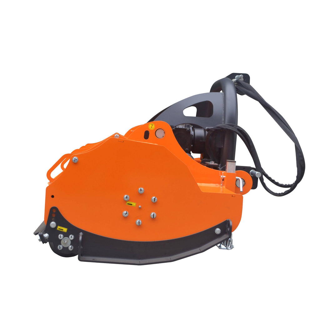 3 Point 63" Flail Mower, PTO Hydraulic Side Shift, 30-85HP Mowing Attachment for Category 1 and 2 Tractors, HFSS63