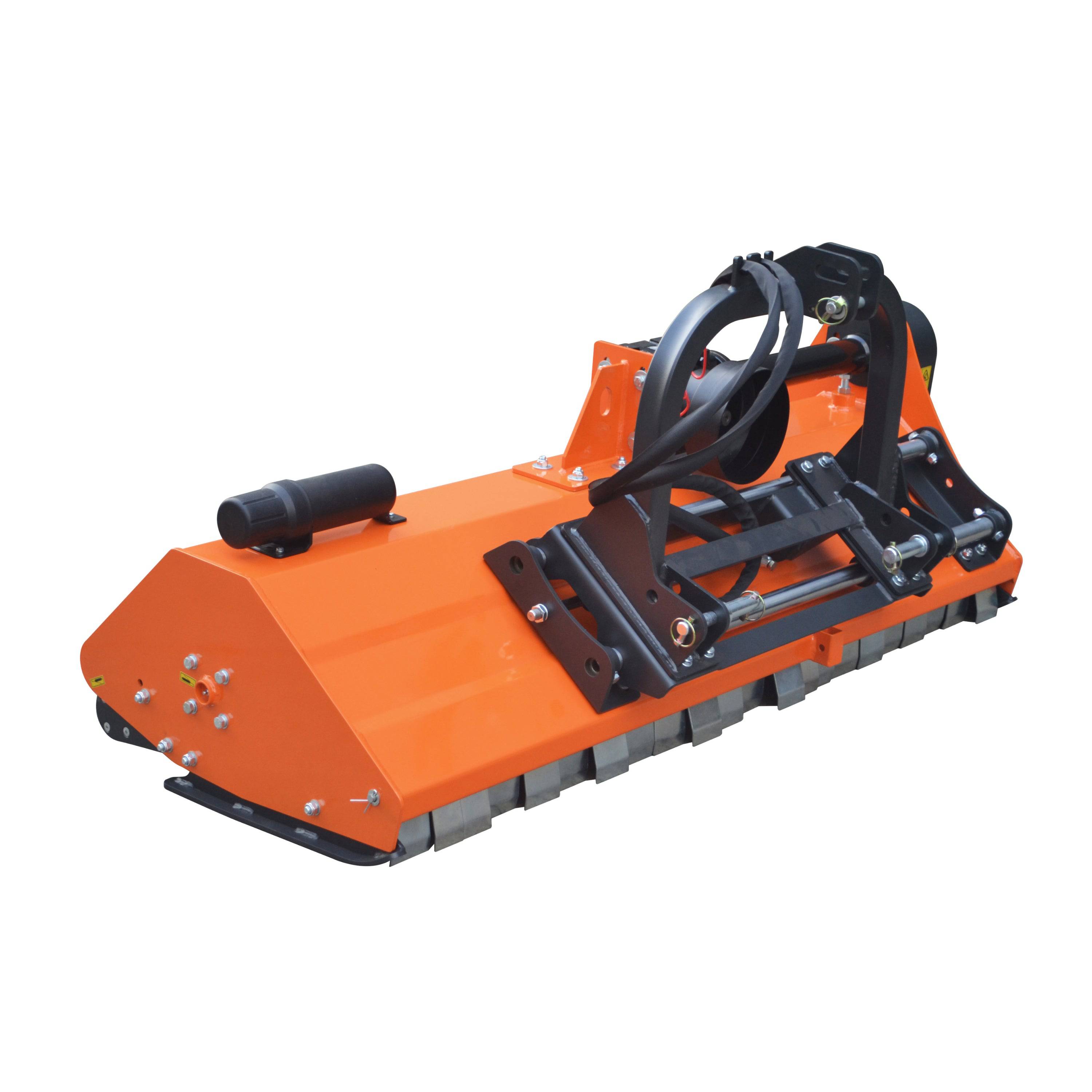 3 Point 69" Flail Mower, PTO Hydraulic Side Shift, 25-65HP Mowing Attachment for Category 1 and 2 Tractors, MFSS69