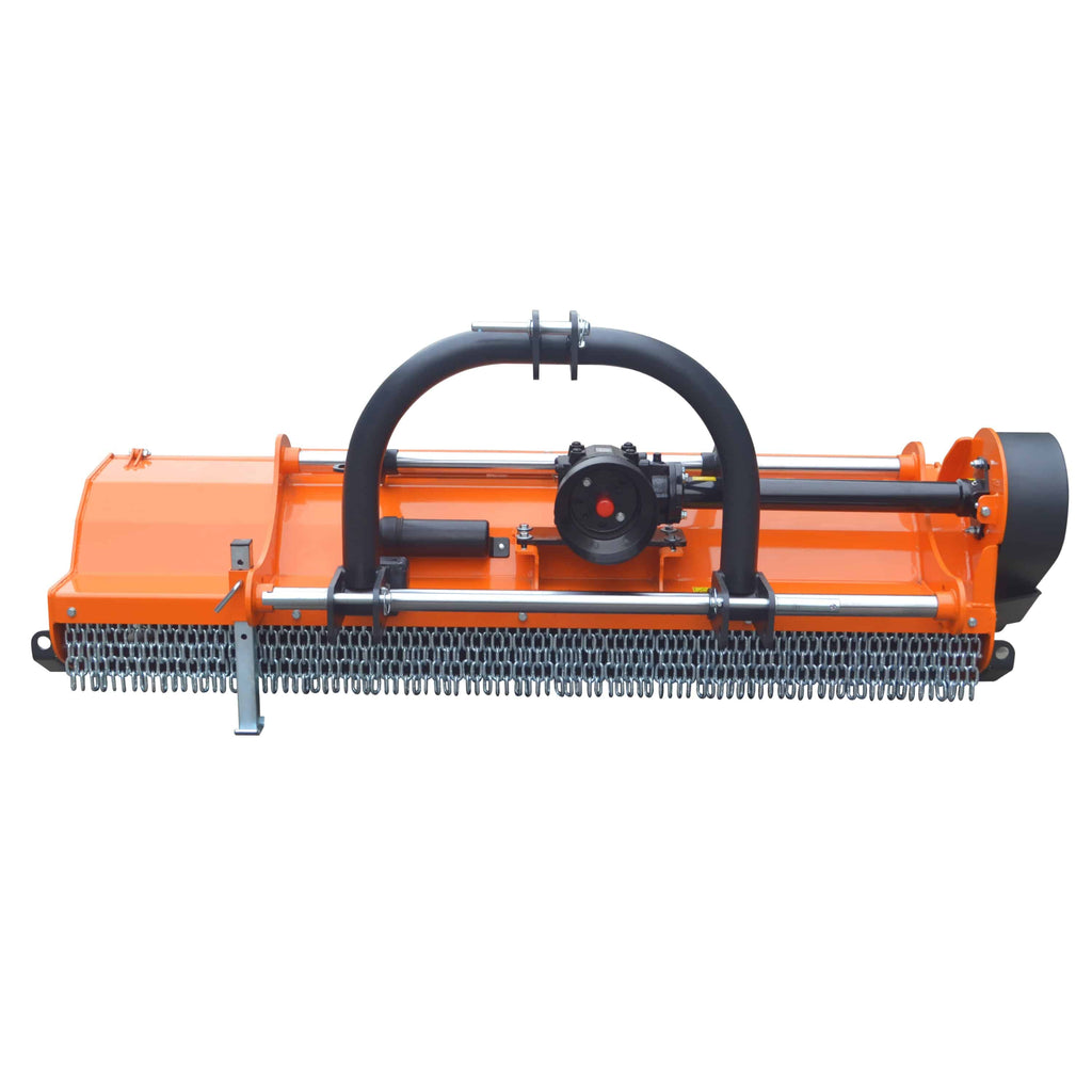 3 Point 87" Flail Mower, PTO Powered 30-85HP Mowing Attachment for Category 1 and 2 Tractors, HFS87